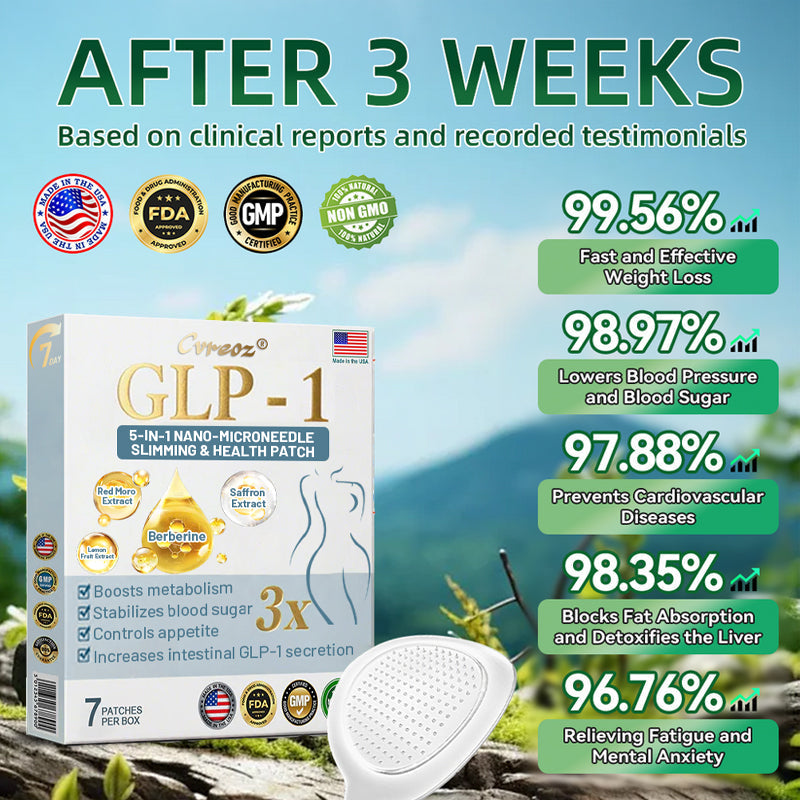 💎 Cvreoz® GLP-1 five-in-one NANO MICRONEEDLE Slimming & Health PATCHES(Zero Pain, 24/7 Release | Lose 20lbs FAST | 90% Sugar Drop | )