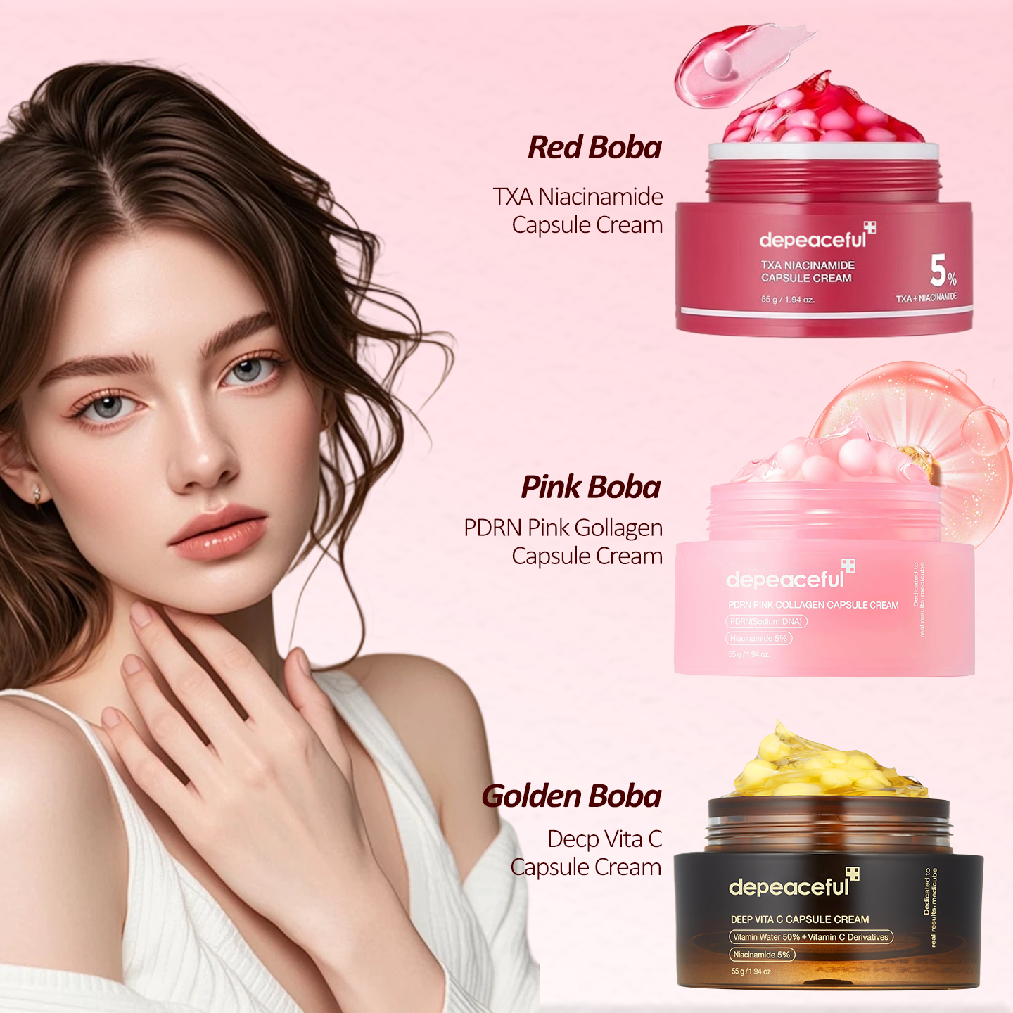 Final 3 Hours – 70% OFF! 7 Days to 90% Skin Transformation with Boba Cream Set: Smooth, Hydrated, Radiant🔴
