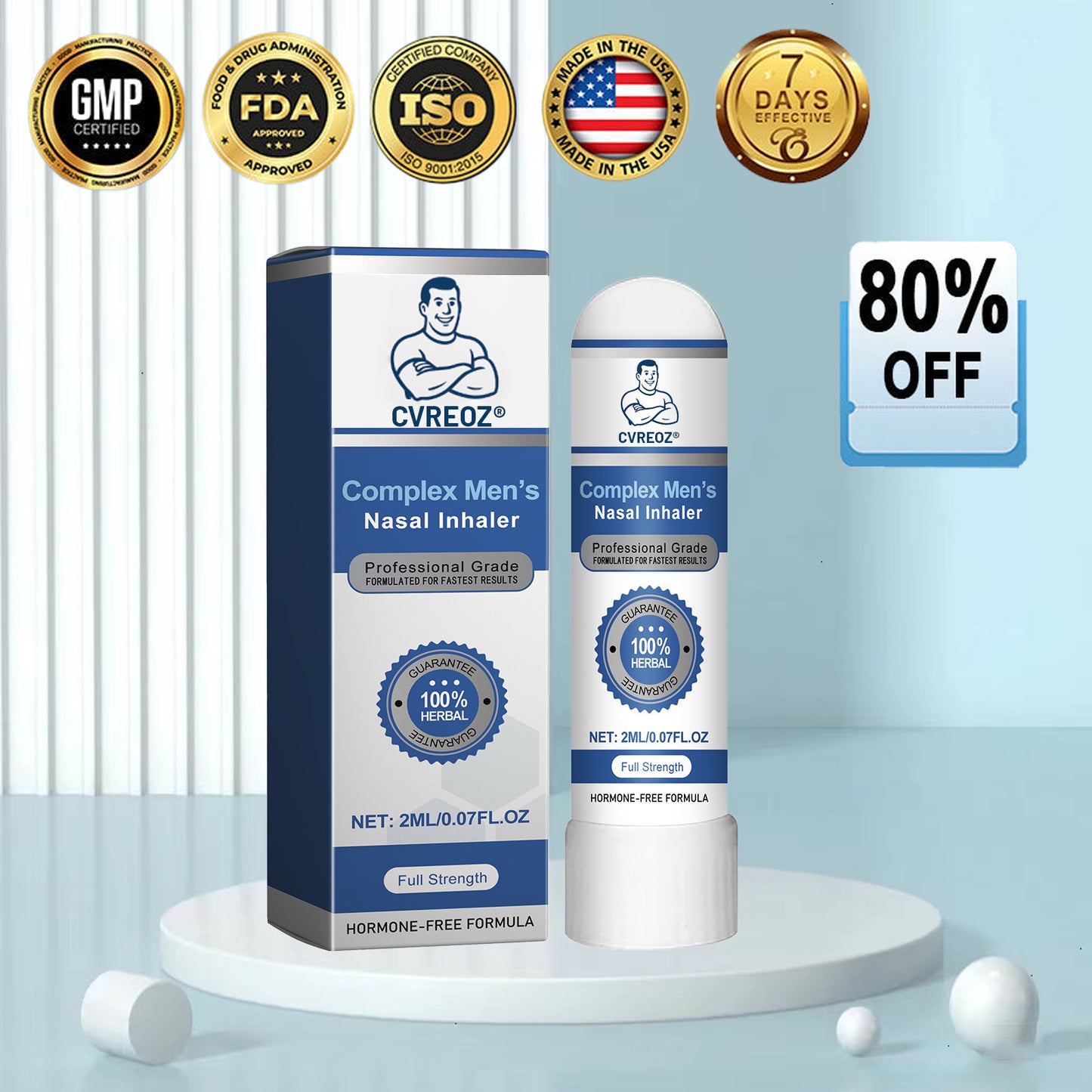💎 Cvreoz® Nasal Inhaler | Fast results in 5 Minutes – No Pills!