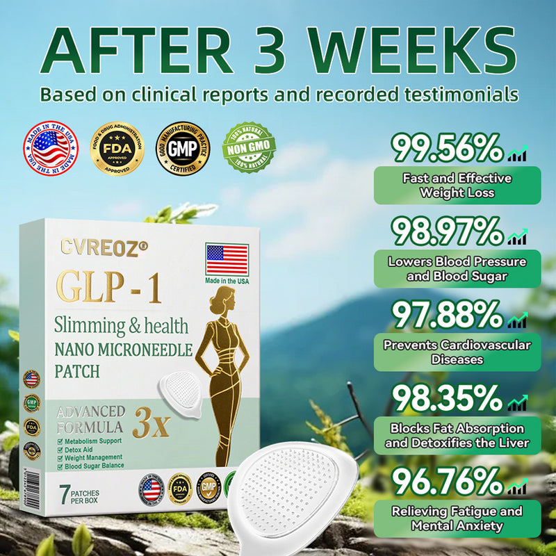 【Last Day Promotion 60% OFF🔥】Cvreoz®NIDDK-Tirzepatide Slimming & health NANO MICRONEEDLE PATCH🇺🇸👨‍⚕️（Zero Pain, 24/7 Release | Lose 20lbs FAST | 90% Sugar Drop | ）🔴