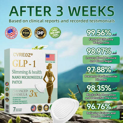 【Last Day Promotion 60% OFF🔥】Cvreoz®NIDDK-Tirzepatide Slimming & health NANO MICRONEEDLE PATCH🇺🇸👨‍⚕️（Zero Pain, 24/7 Release | Lose 20lbs FAST | 90% Sugar Drop | ）🔴