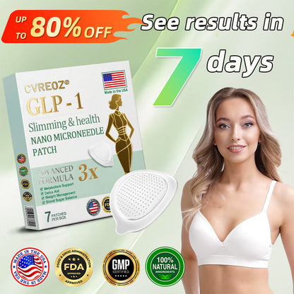 【Last Day Promotion 60% OFF🔥】Cvreoz®NIDDK-Tirzepatide Slimming & health NANO MICRONEEDLE PATCH🇺🇸👨‍⚕️（Zero Pain, 24/7 Release | Lose 20lbs FAST | 90% Sugar Drop | ）🔴